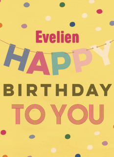 slinger gefeliciteerd vrouw