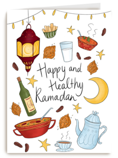eid mubarak kaart happy and healthy ramadan