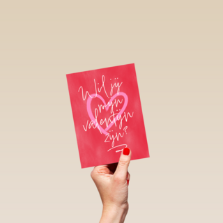 Wil jij mijn valentijn zijn hart