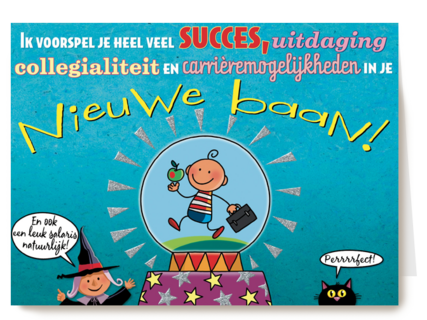 smile kaart succes een nieuwe baan