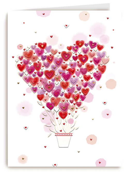 Kaart Hallmark | Valentijn | Valentine Turnowsky Hearts