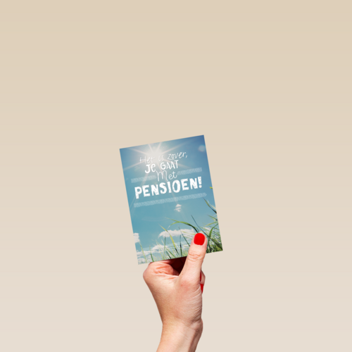 ombouw het is zover je gaat met pensioen