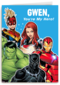 Verjaardagskaart Avengers you are my hero
