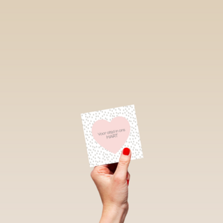 condoleance voor altijd in ons hart roze hart