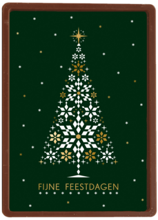 Kerstkaart zakelijk Stijlvolle kerstboom