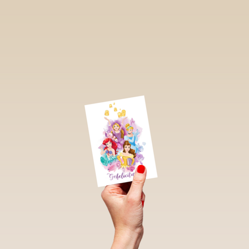 gefeliciteerd van deze disney prinsessen