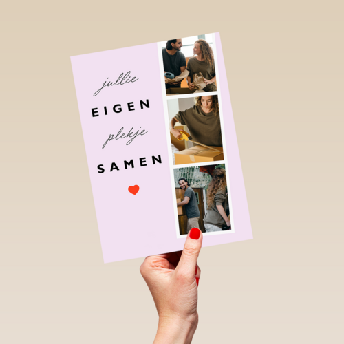 samenwonen fotokaart eigen plekje