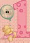 fotokaart forever friends roze beertje 1