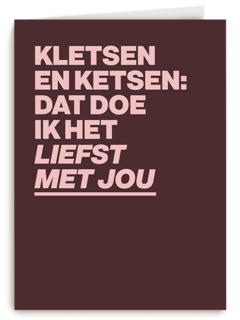 liefde kaart andc kletsen en ketsen