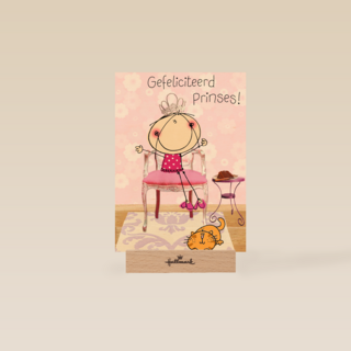 tekening prinses met kat