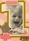 fotokaart kids meisje jarig