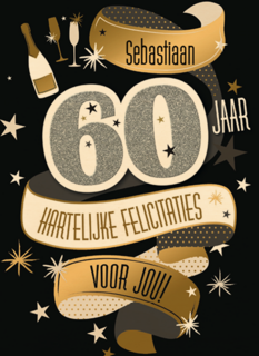 leeftijd zestig gefeliciteerd hartelijk