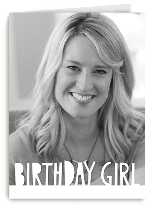 Verjaardagskaart Hallmark | Birthday Girl Vrouw Foto
