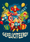 Avengers verjaardagskaart slinger