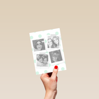 fotokaart hashtag besties fun selfie polaroid fotoos
