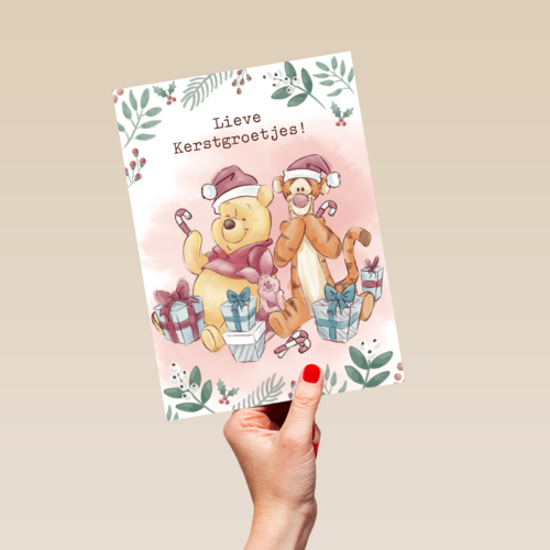 kerstkaart lieve kerstgroetjes