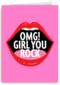 OMG girl you rock