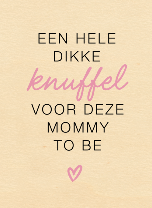 Houten Kaart Moederdag | Houten Kaart Hallmark | Moederdag | Moederdag Kaart Een Hele Dikke Knuffel Voor Deze Mommy To Be