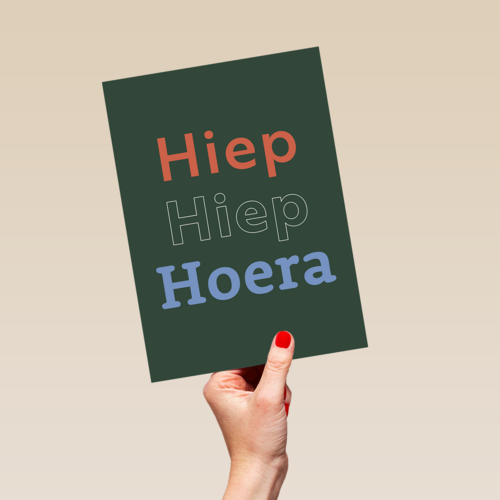 Hiep Hiep Hoera Groen