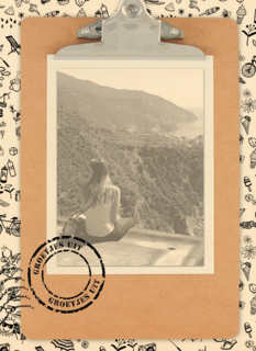 klembord vakantiefoto
