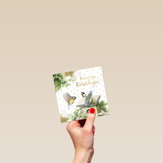 kerstkaart marjolein bastin koolmezen prettige kerstdagen