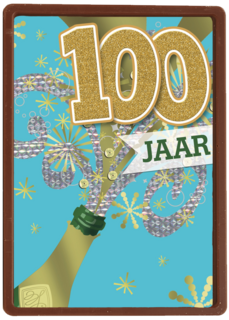 verjaardag leeftijden champagne 100