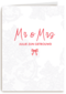 Mr Mrs jullie zijn getrouwd