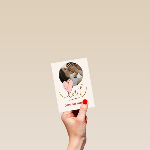 Love you so much fotokaart