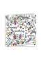 Verjaardagskaart tiener meisje Snoopy doodles