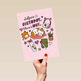 Verjaardag Meisje Kat