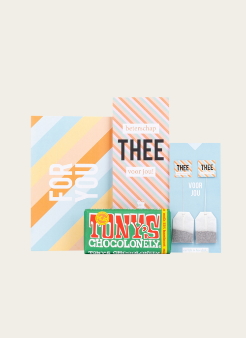 Verwenpakket Tony Chocolonely + Thee Beterschap | Tony