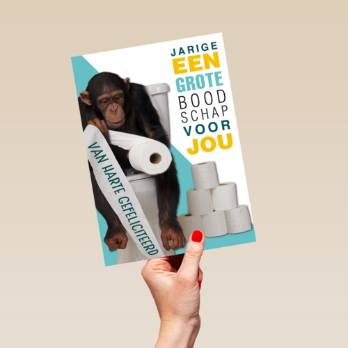 aap met grote boodschap voor jou