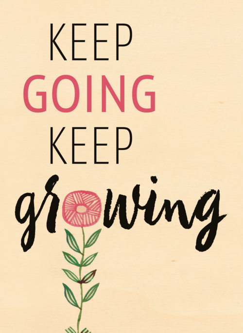 Houten Kaart Afscheid | Houten Kaart Hallmark | Afscheid | Roze Bloemetje Met Quote