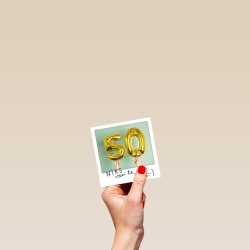 polaroid 50 jaar oud vijftig
