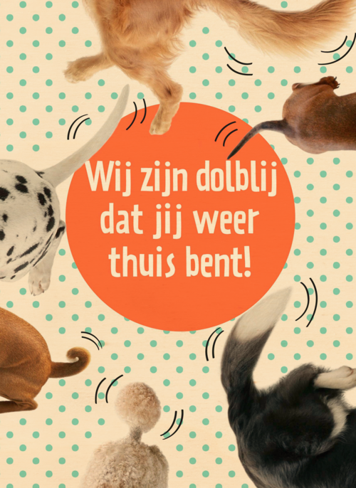 Houten Kaart Welkom Thuis | Houten Kaart Hallmark | Welkom Thuis | Dolblij Dat Jij Weer Thuis Bent