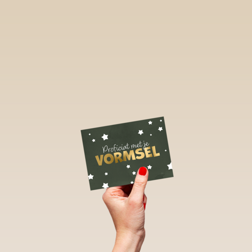 Proficiat vormsel groen