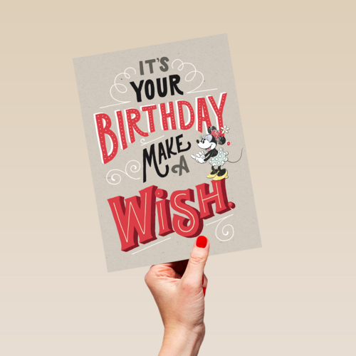 disney its your birthday make a wish minnie mouse