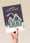 Verhuisd kaart kerst periode