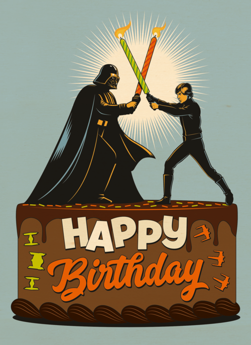 Star Wars Darth Vader verjaardagstaart
