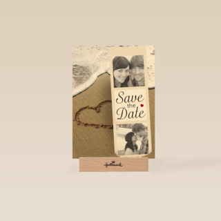 fotokaart save the date strand
