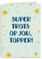 Geslaagdkaart supertrots op jou kanjer