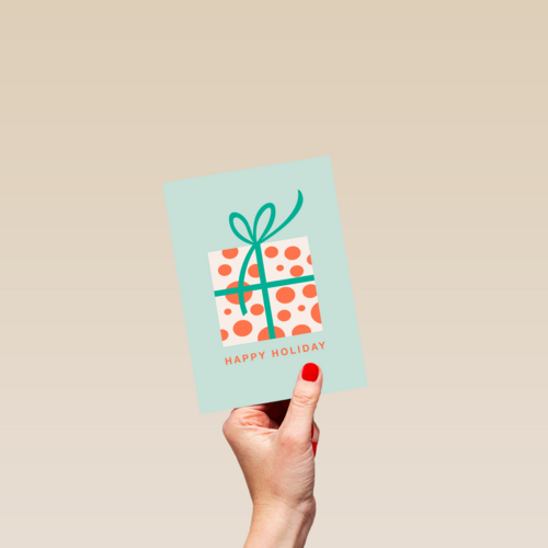 happy Holidays Kerstcadeau