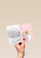 fotokaart baby forever friends roze