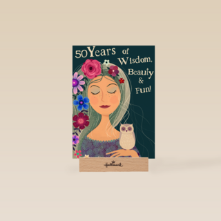 Verjaardagskaart 50 vrouw 50 years of