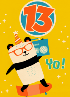 Panda met Boombox 13 jaar