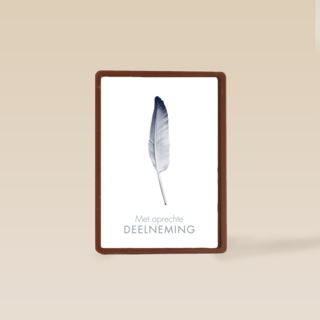 Concoleance veer met oprechte deelneming