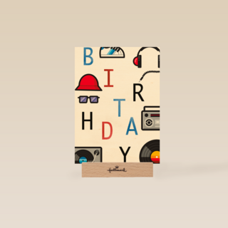 Happy birthday dj kaart