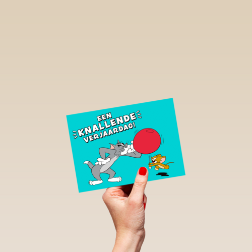 Een knallende verjaardag Tom en Jerry