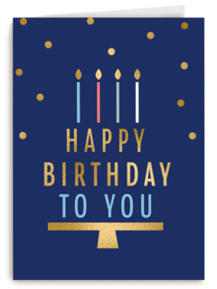 verjaardag kaart man stijlvol happy birthday to you