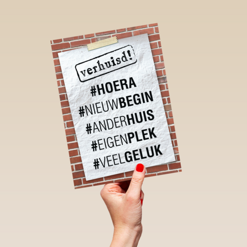 nieuwe woning verhuisd hashtags